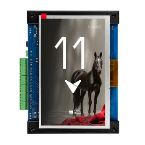 نمایشگر LCD آسانسور مدل P7 با قابلیت پخش عکس
